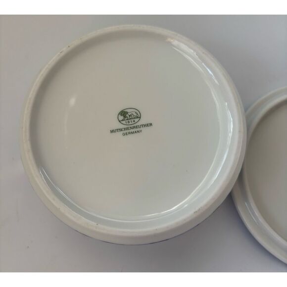 Vintage HUTSCHENREUTHER Porzellan NIVEA Creme Porcelain  VINTAGE 1960’s NIVEA CREME PORCELAIN TRINKET BOX HUTSCHENREUTHER GERMANY